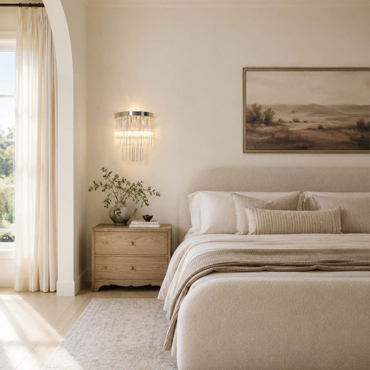 Prismari Tiered Glass Wall Sconce - view 12 | Metavaya
