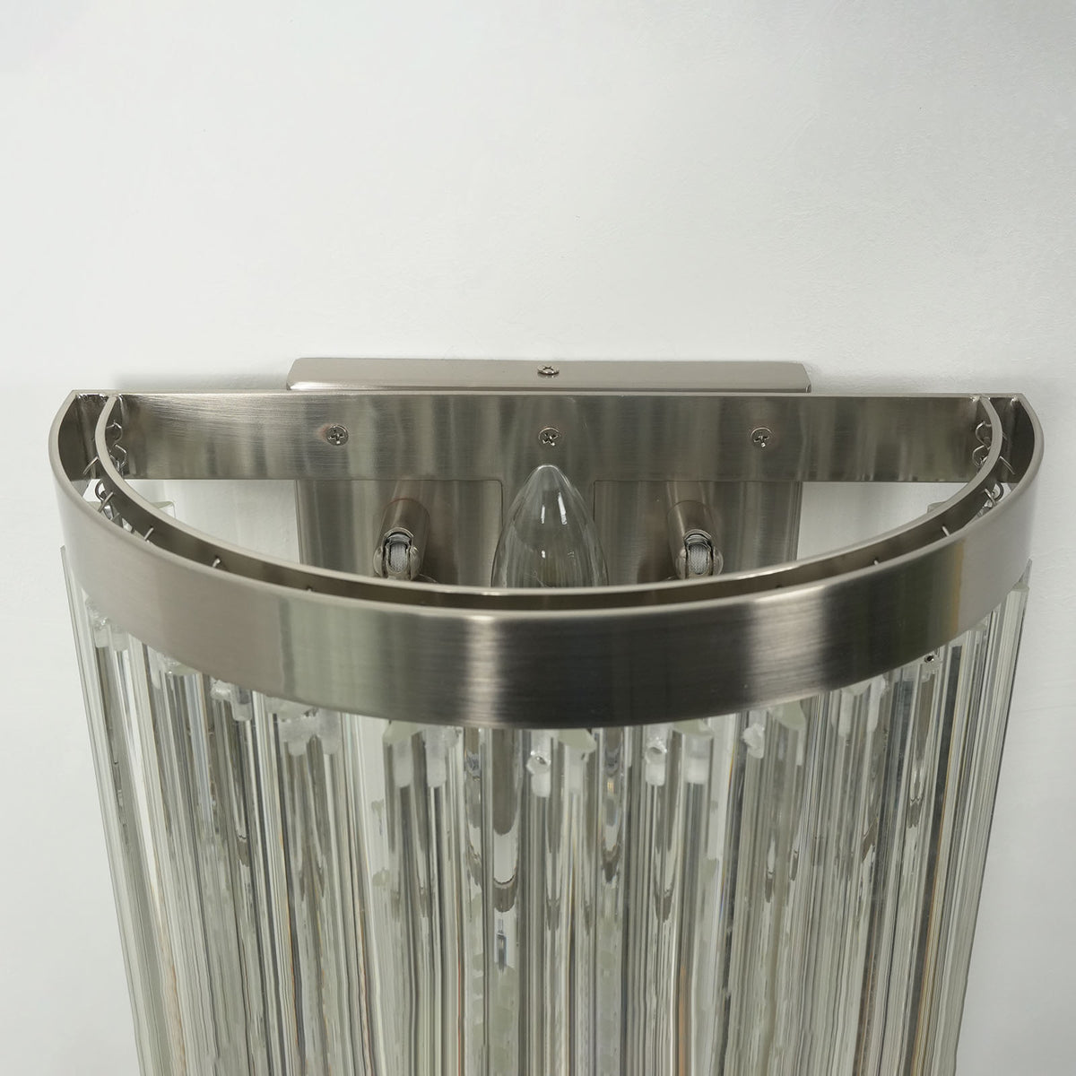 Prismari Tiered Glass Wall Sconce - view 14 | Metavaya