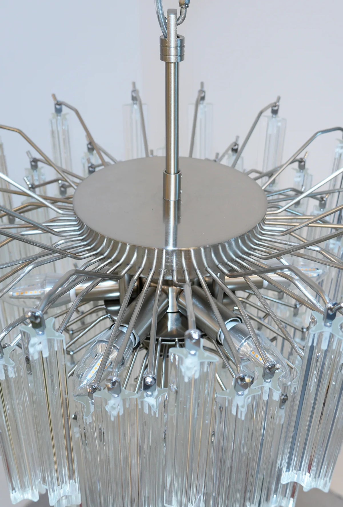 Quadriedri Prism Transparent Chandelier - view 14 | Metavaya