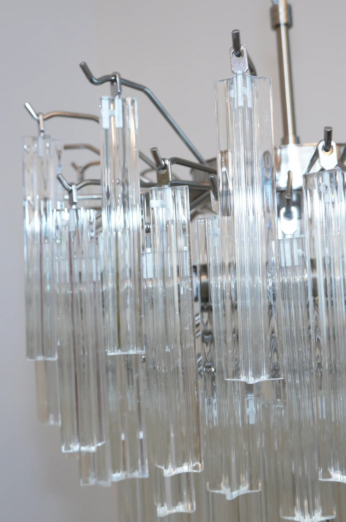 Quadriedri Prism Transparent Chandelier - view 15 | Metavaya
