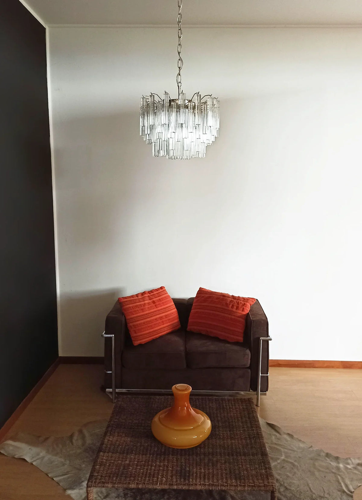 Quadriedri Prism Transparent Chandelier - view 3 | Metavaya