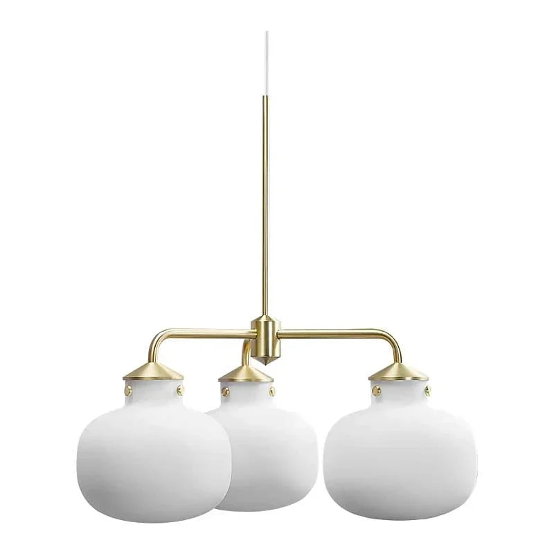 Metavaya Chandelier Raito Glass Globe Pendant Chandelier