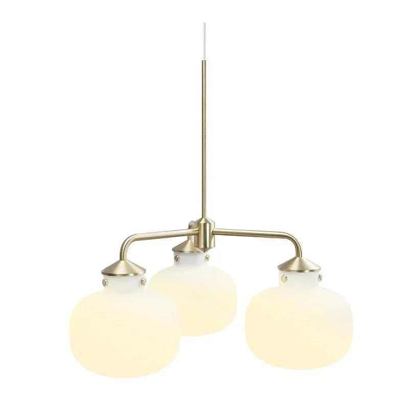 Metavaya Chandelier Raito Glass Globe Pendant Chandelier