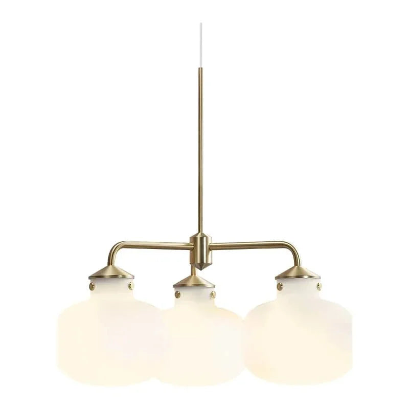 Metavaya Chandelier Raito Glass Globe Pendant Chandelier