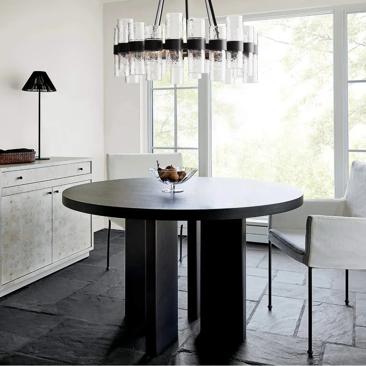 Metavaya Pendant light Recycled glass tube pendant light