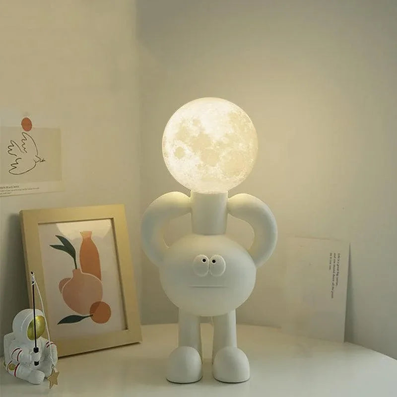 Metavaya Table Lamp Resin Robot Table Lamp