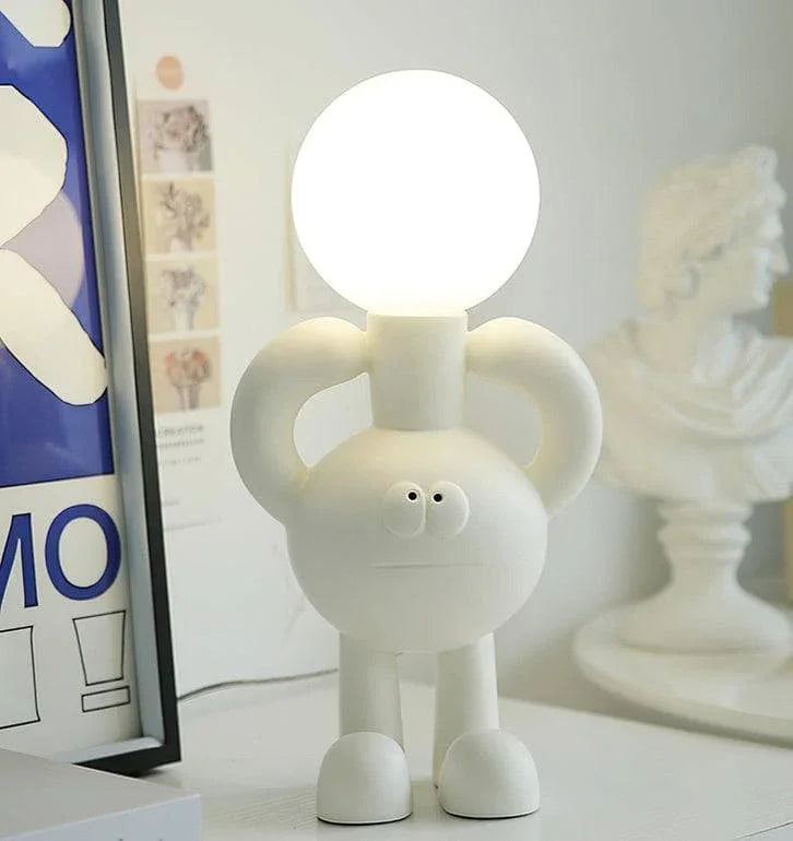 Metavaya Table Lamp Resin Robot Table Lamp