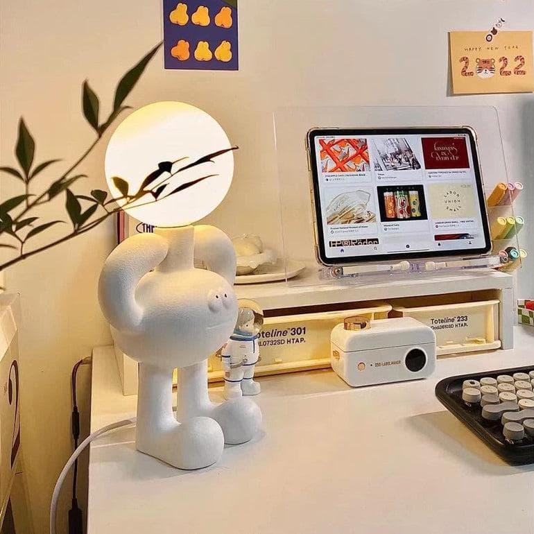 Metavaya Table Lamp Resin Robot Table Lamp