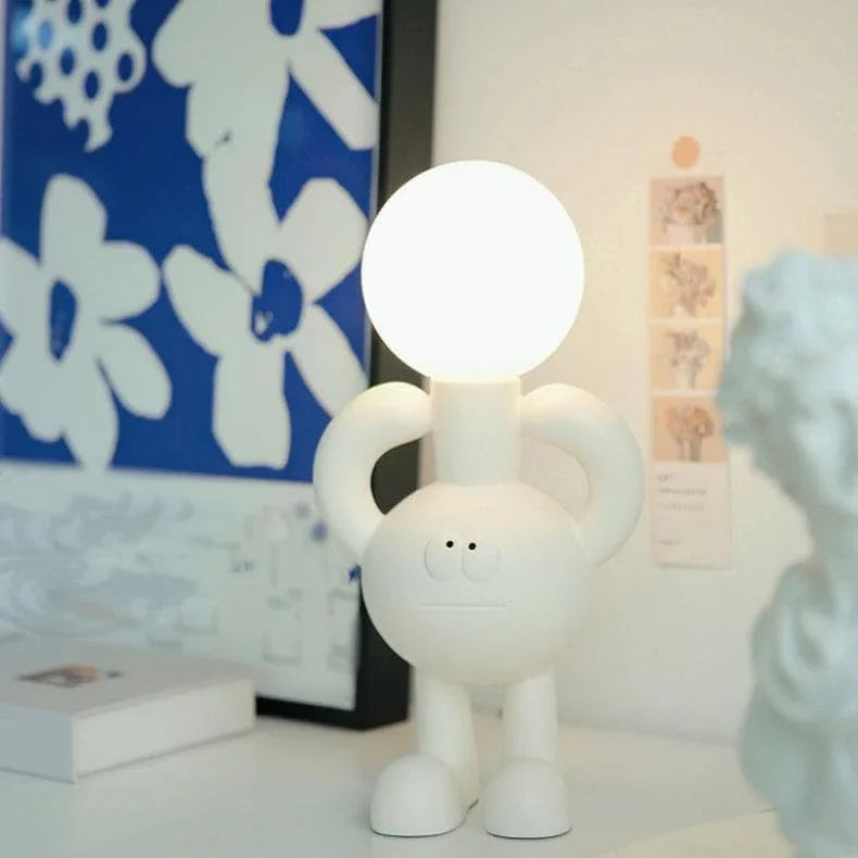 Metavaya Table Lamp Resin Robot Table Lamp