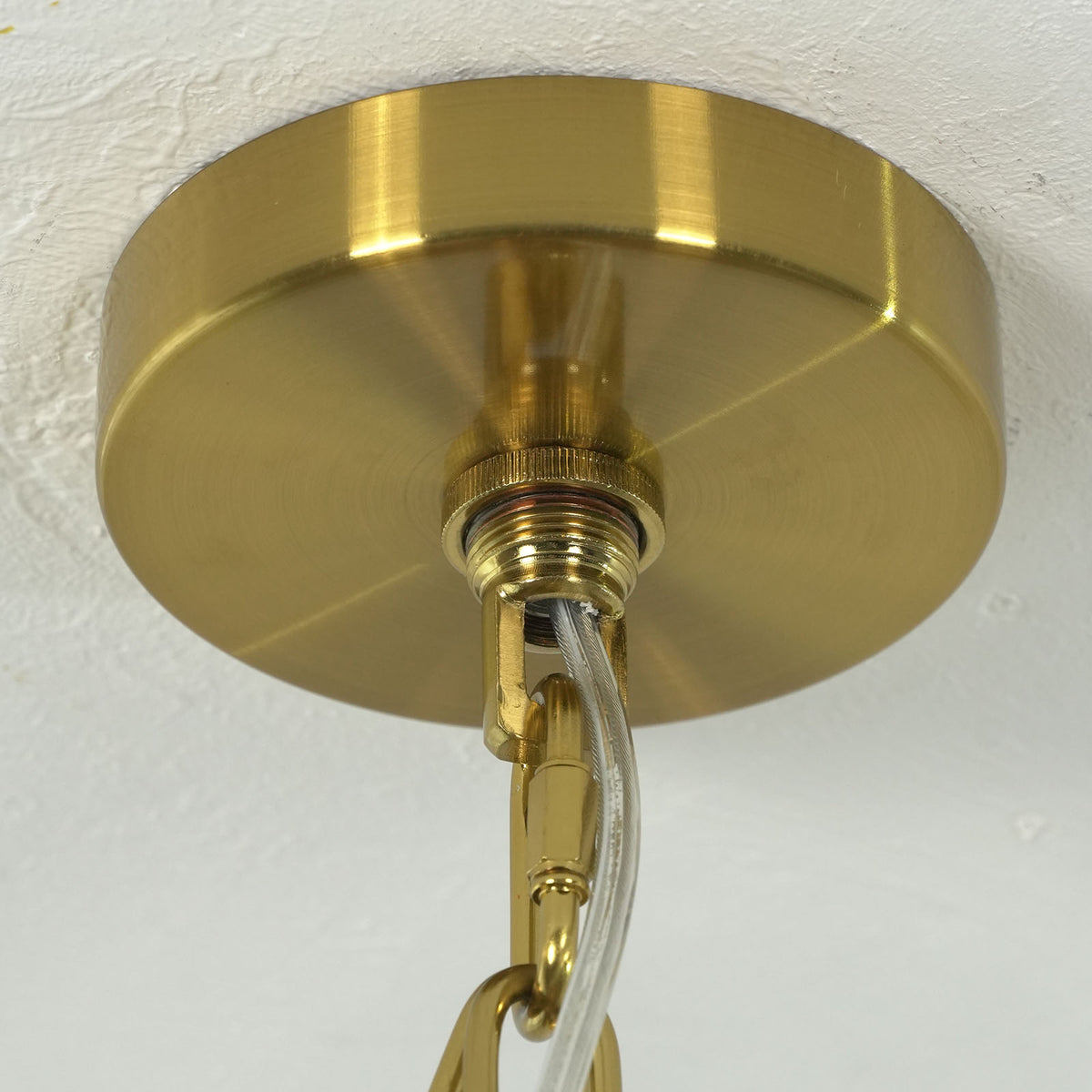 Ribbed Glass Scroll Chandelier - view 25 | Metavaya