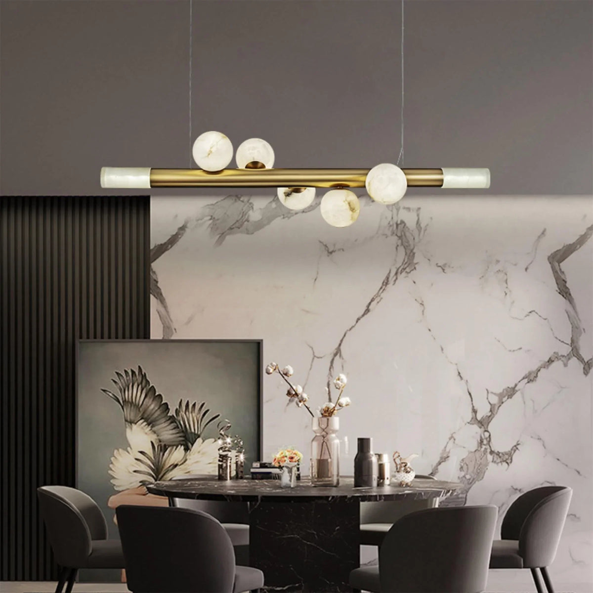 RoMi Carrara Pendant Light - view 3 | Metavaya
