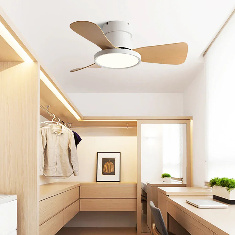 Round Acrylic Blade Ceiling Fan Light - view 6 | Metavaya