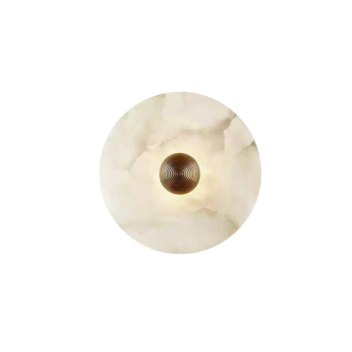 Metavaya Wall lamp Round Alabaster Wall Lamp
