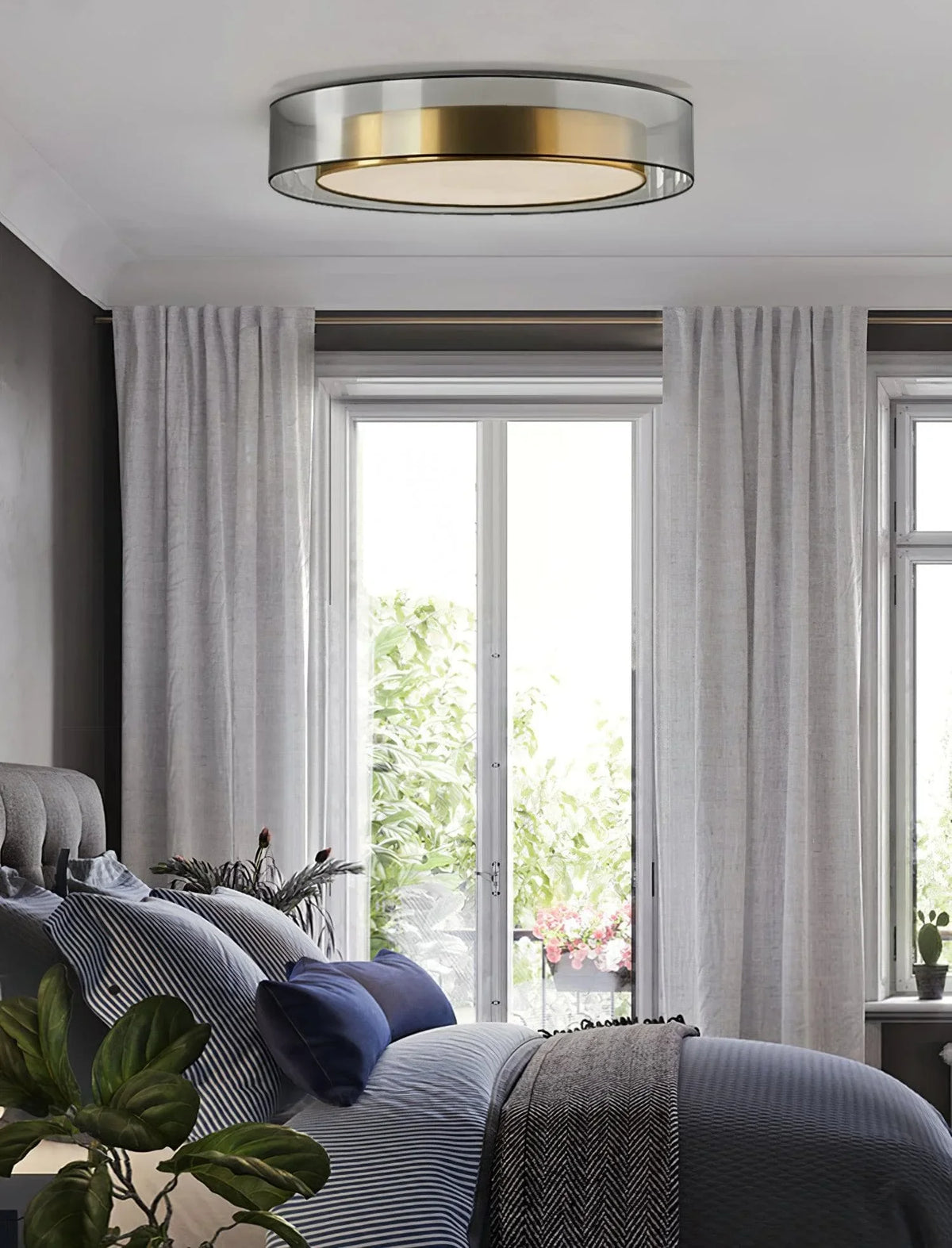 Metavaya Ceiling Light Round Low Profile Ceiling Light