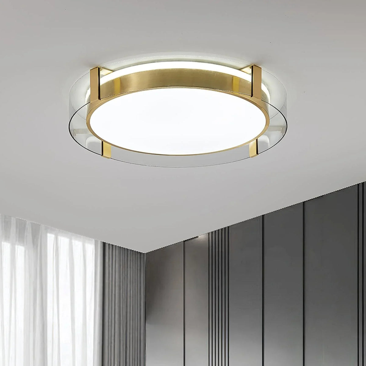 Metavaya Ceiling Light Round Low Profile Ceiling Light