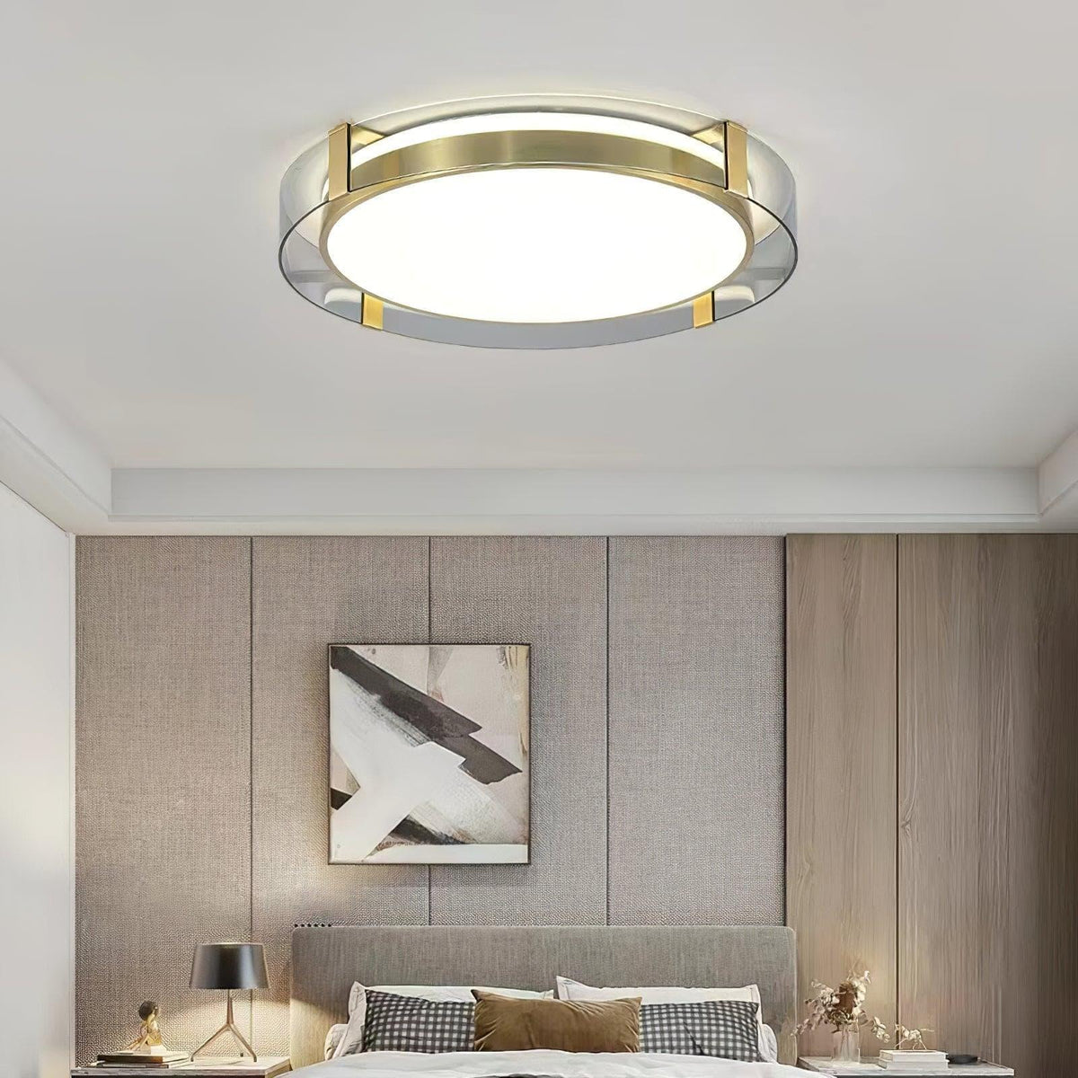 Metavaya Ceiling Light Round Low Profile Ceiling Light