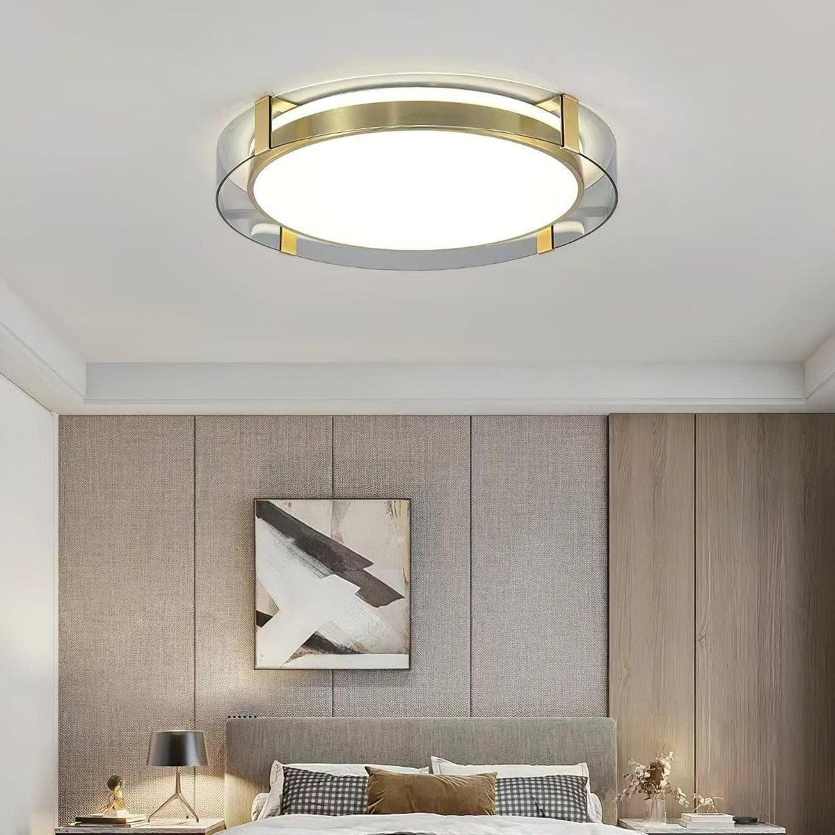 Metavaya Ceiling Light Round Low Profile Ceiling Light