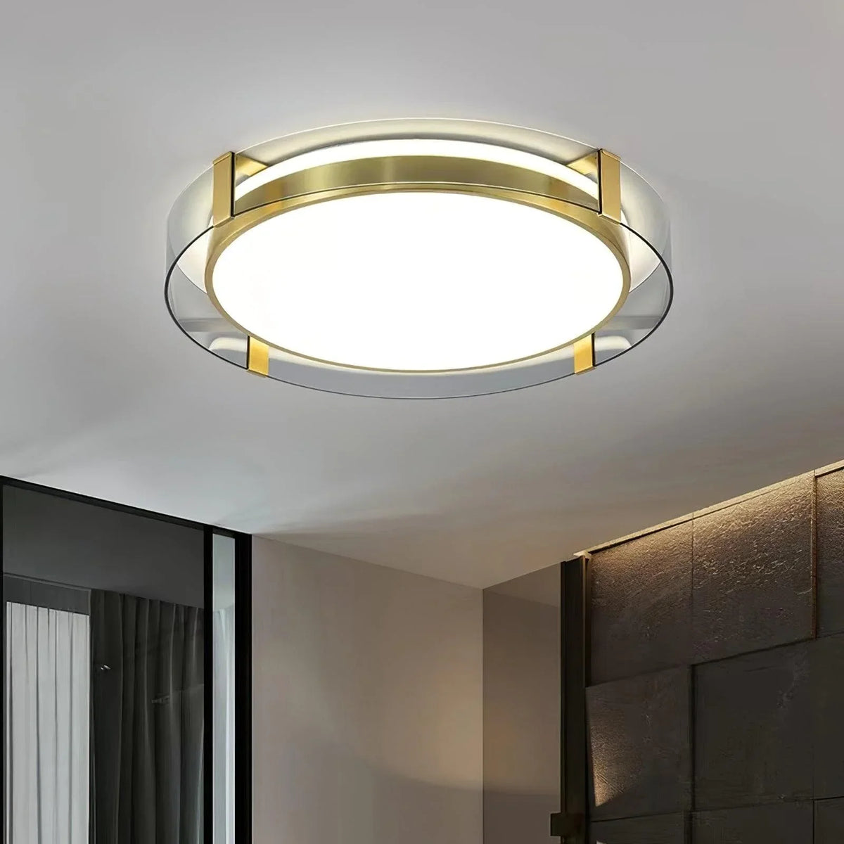 Metavaya Ceiling Light Round Low Profile Ceiling Light
