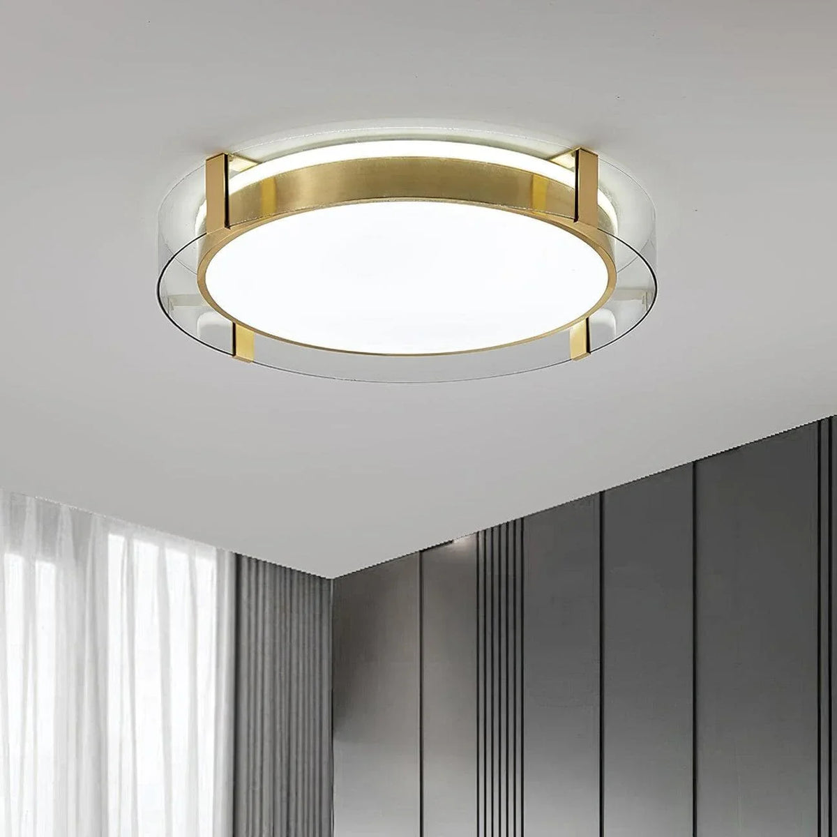 Metavaya Ceiling Light Round Low Profile Ceiling Light