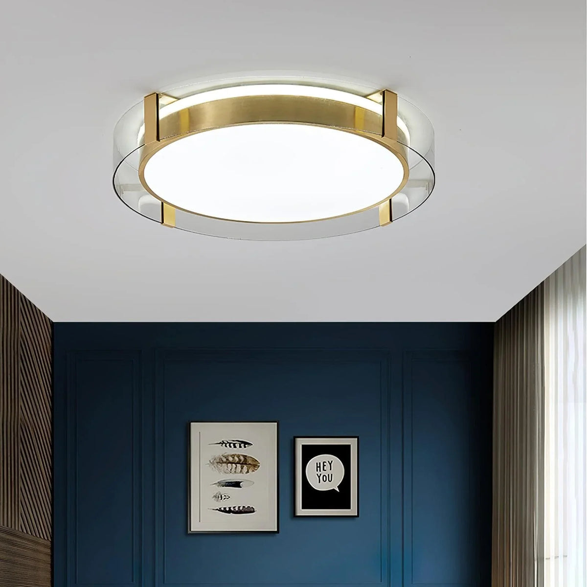 Metavaya Ceiling Light Round Low Profile Ceiling Light