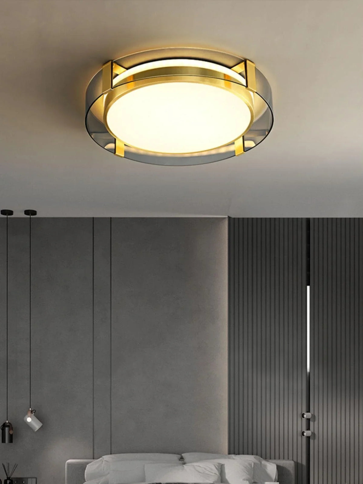 Metavaya Ceiling Light Round Low Profile Ceiling Light