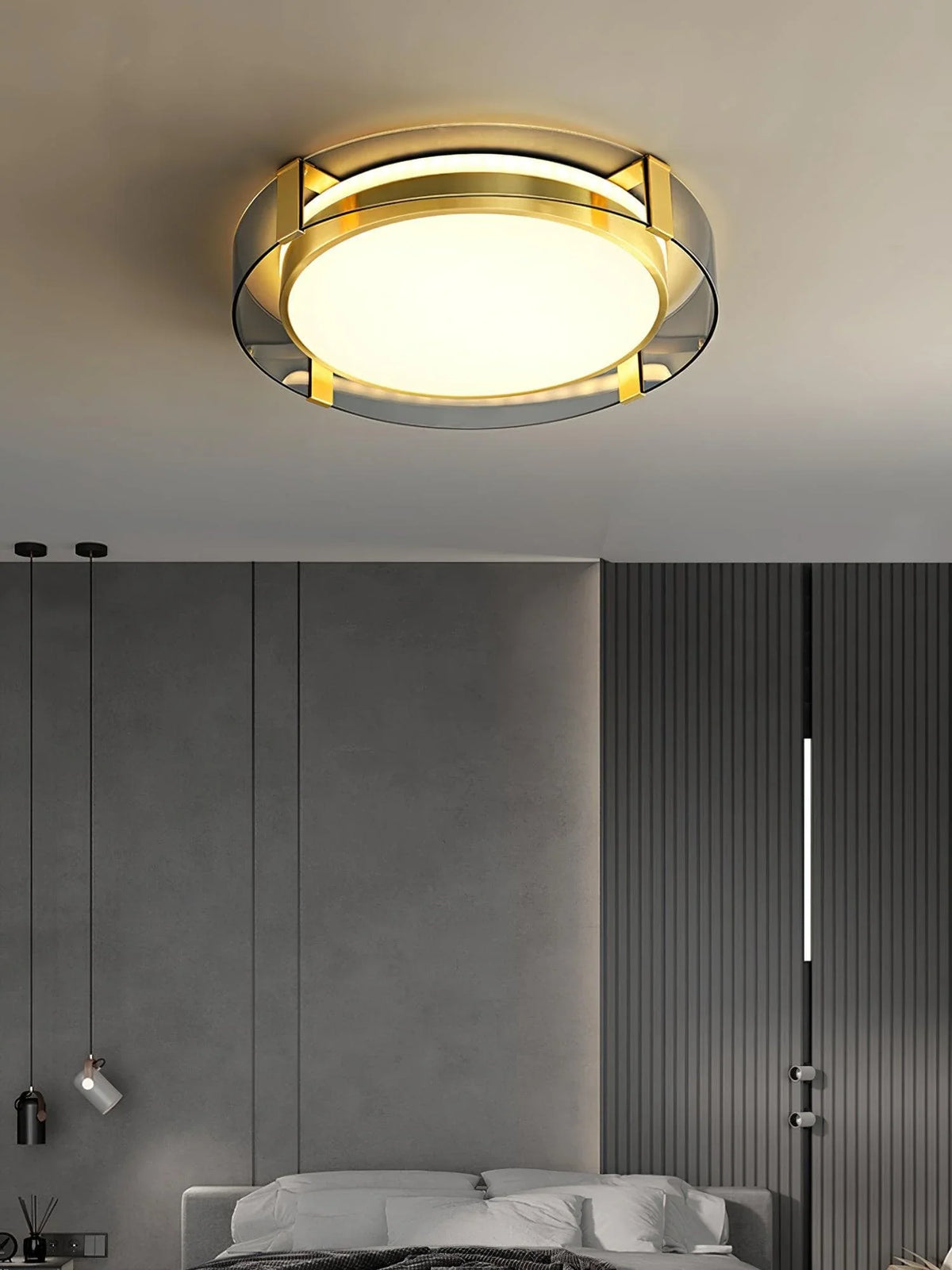 Metavaya Ceiling Light Round Low Profile Ceiling Light