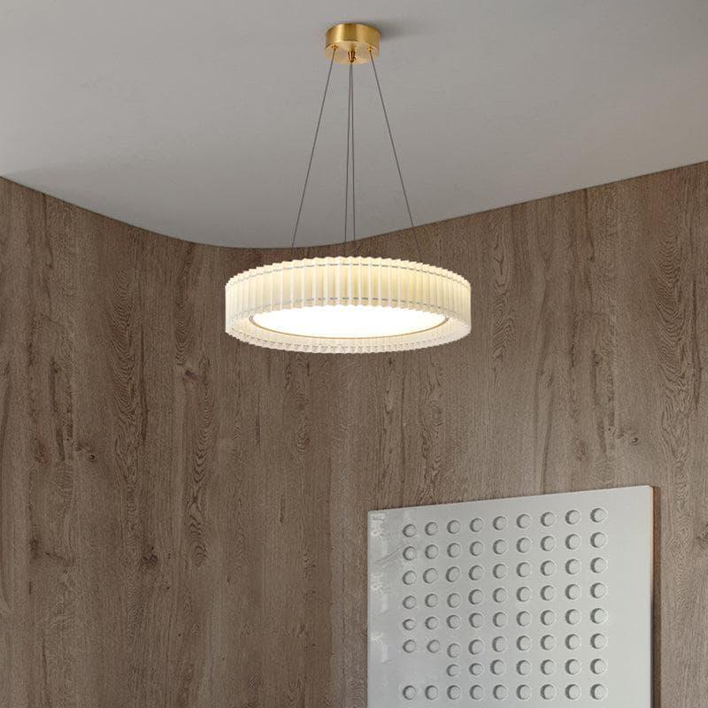 Metavaya Pendant lamp Round Pleated Pendant Lamp