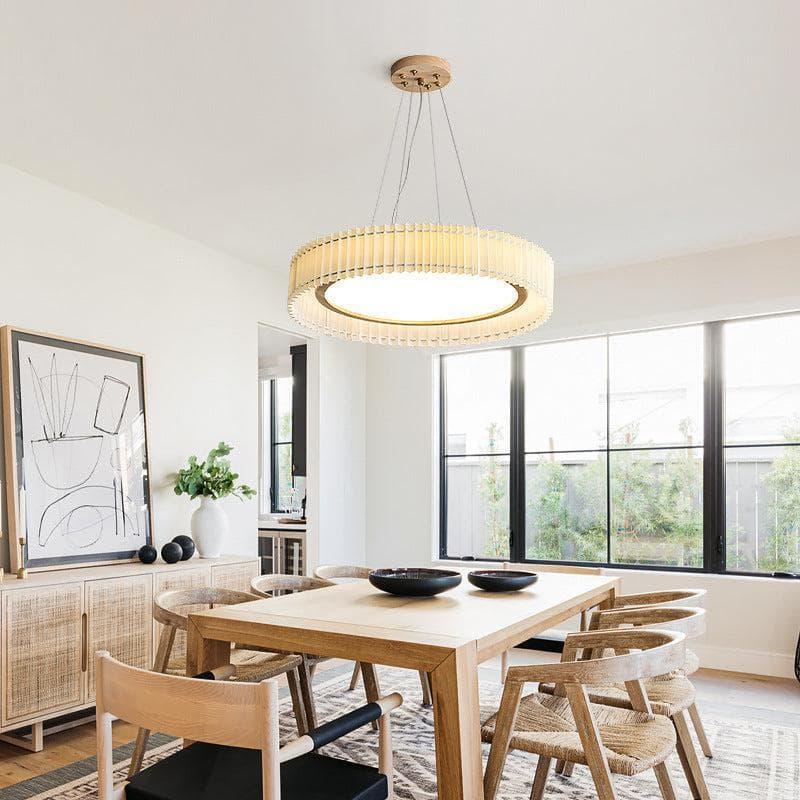 Metavaya Pendant lamp Round Pleated Pendant Lamp