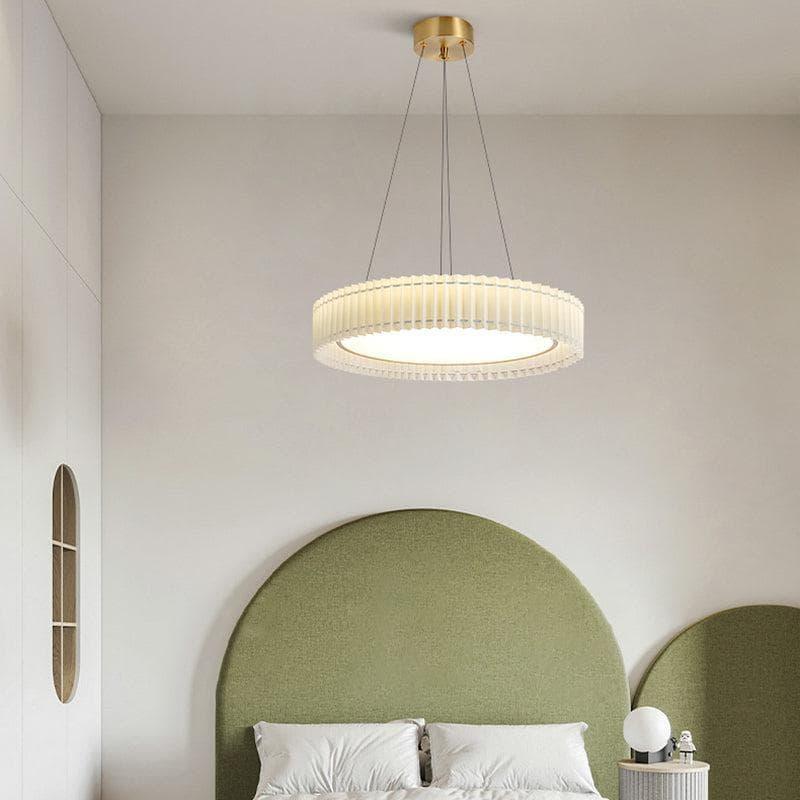 Metavaya Pendant lamp Round Pleated Pendant Lamp
