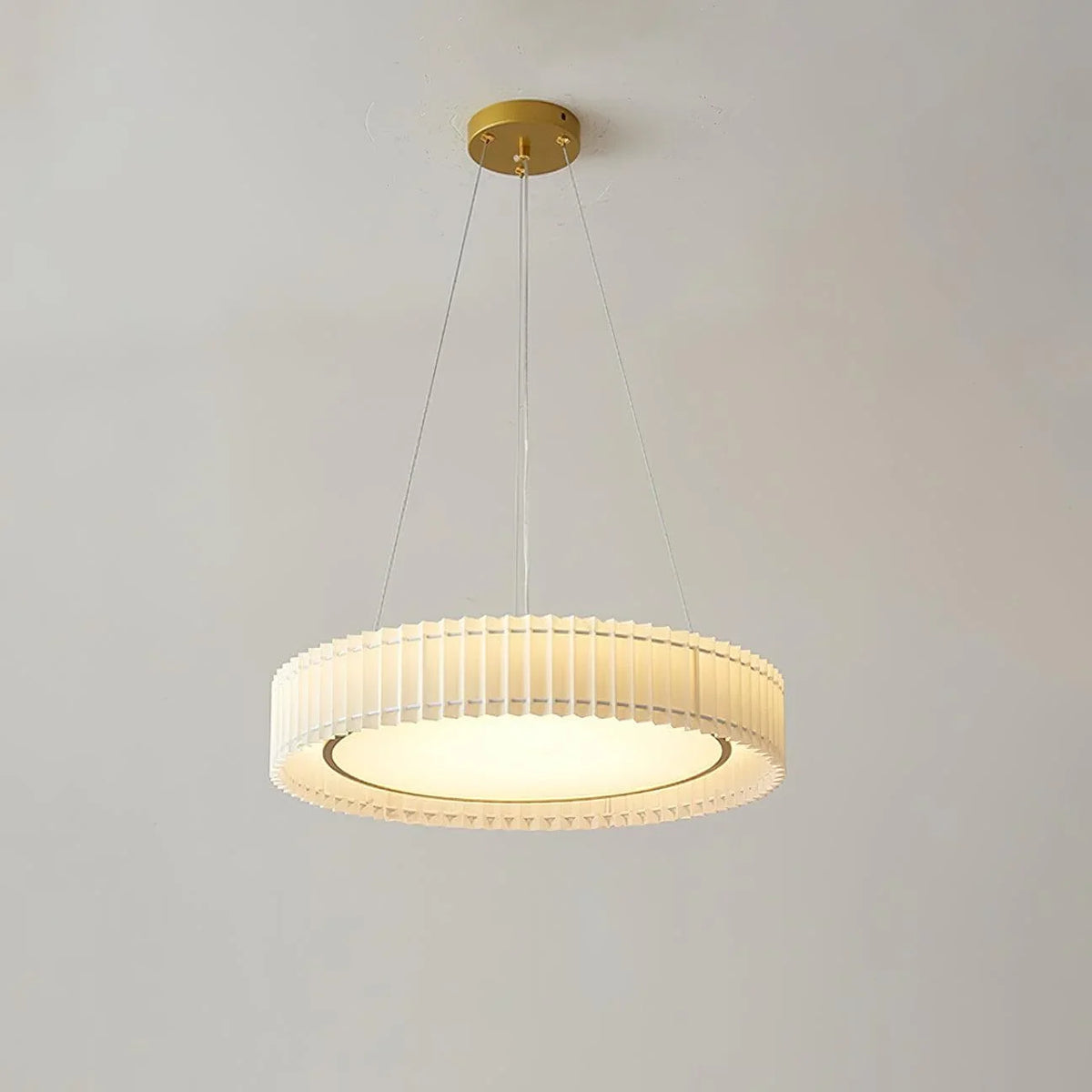 Metavaya Pendant lamp Round Pleated Pendant Lamp