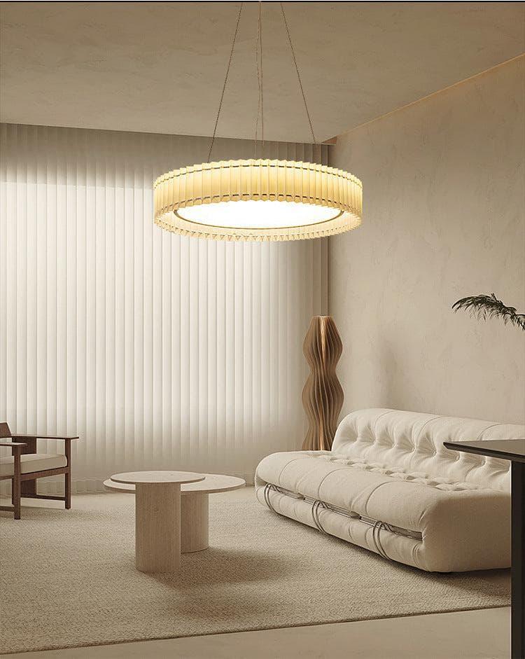 Metavaya Pendant lamp Round Pleated Pendant Lamp
