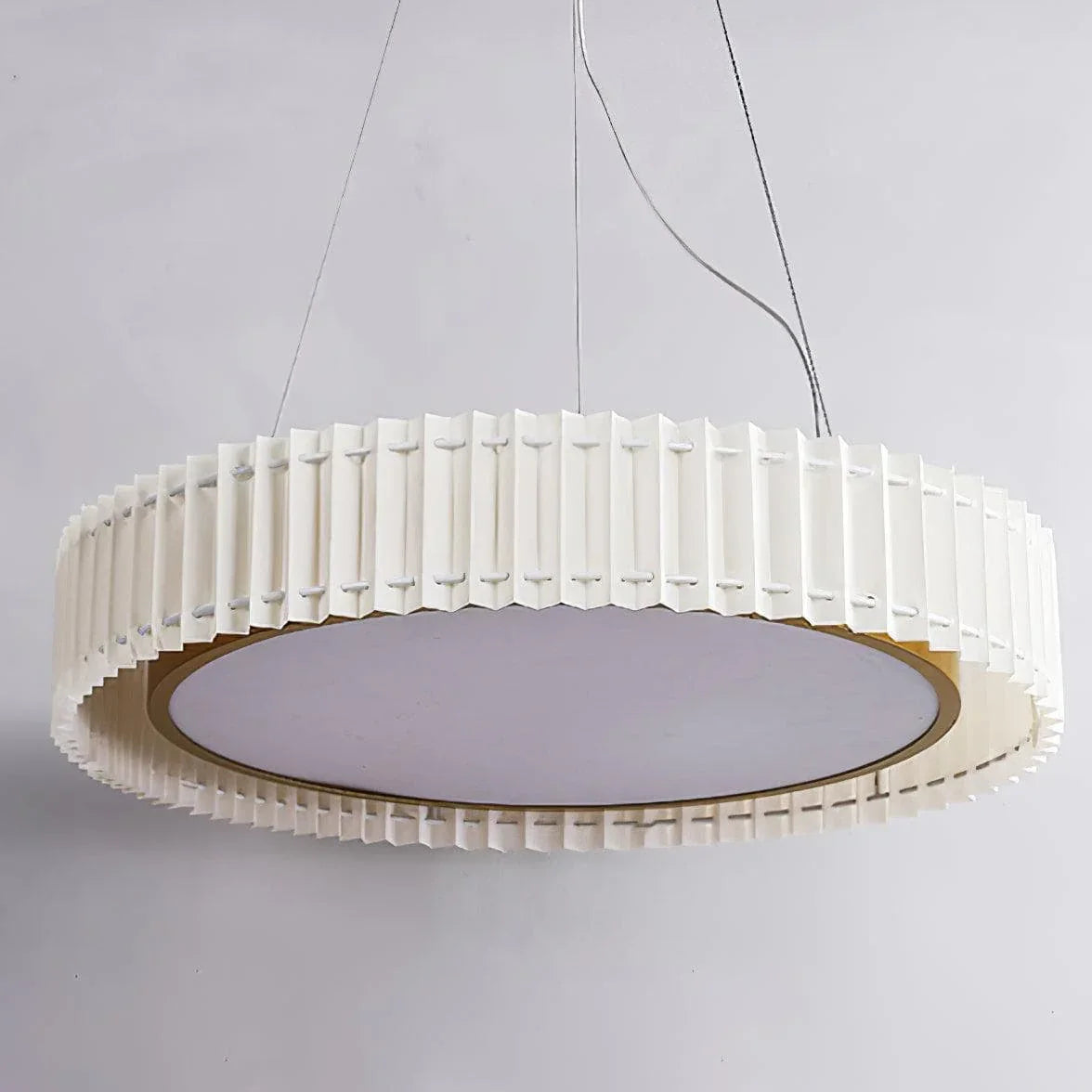 Metavaya Pendant lamp Round Pleated Pendant Lamp
