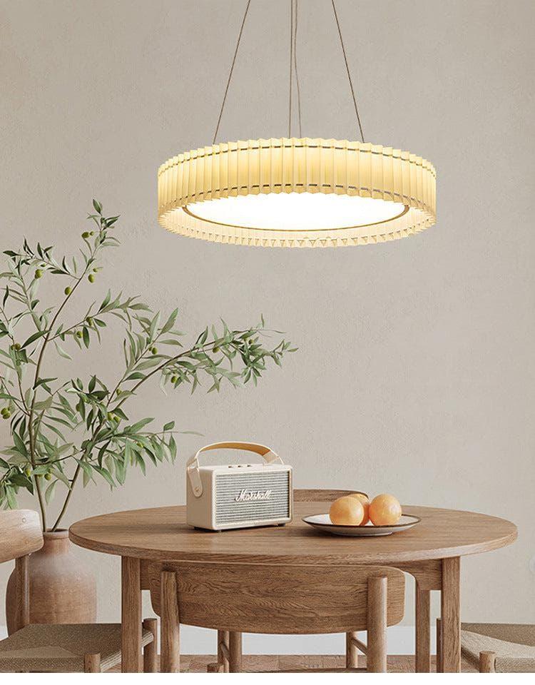 Metavaya Pendant lamp Round Pleated Pendant Lamp