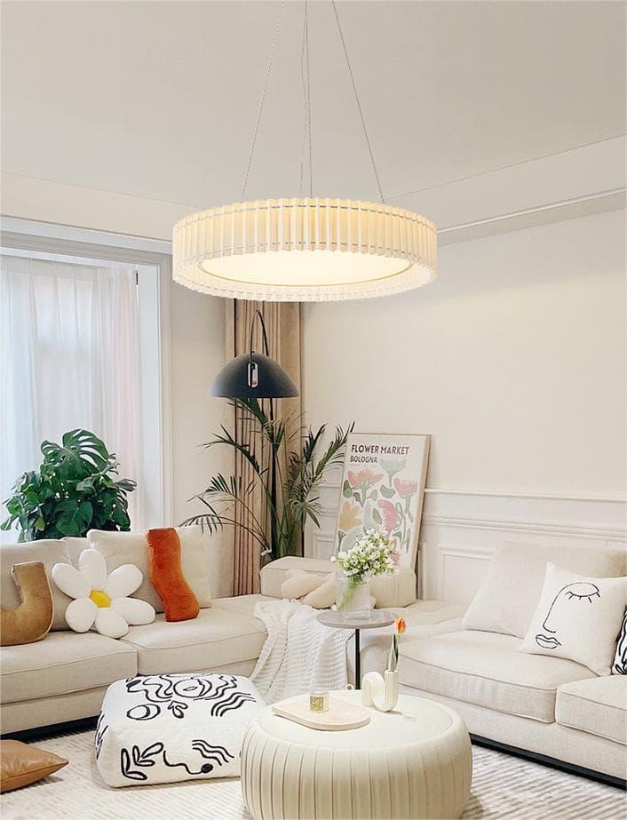Metavaya Pendant lamp Round Pleated Pendant Lamp