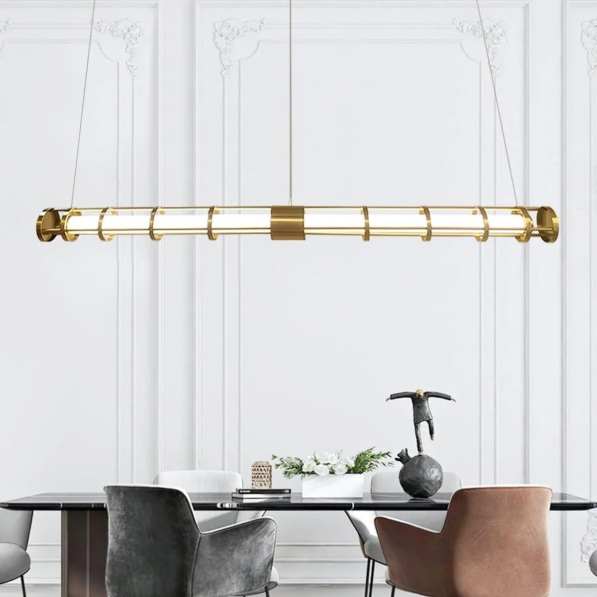 Metavaya Pendant light Round Tube Pendant Lamp Round Tube Pendant Lamp- Buy online