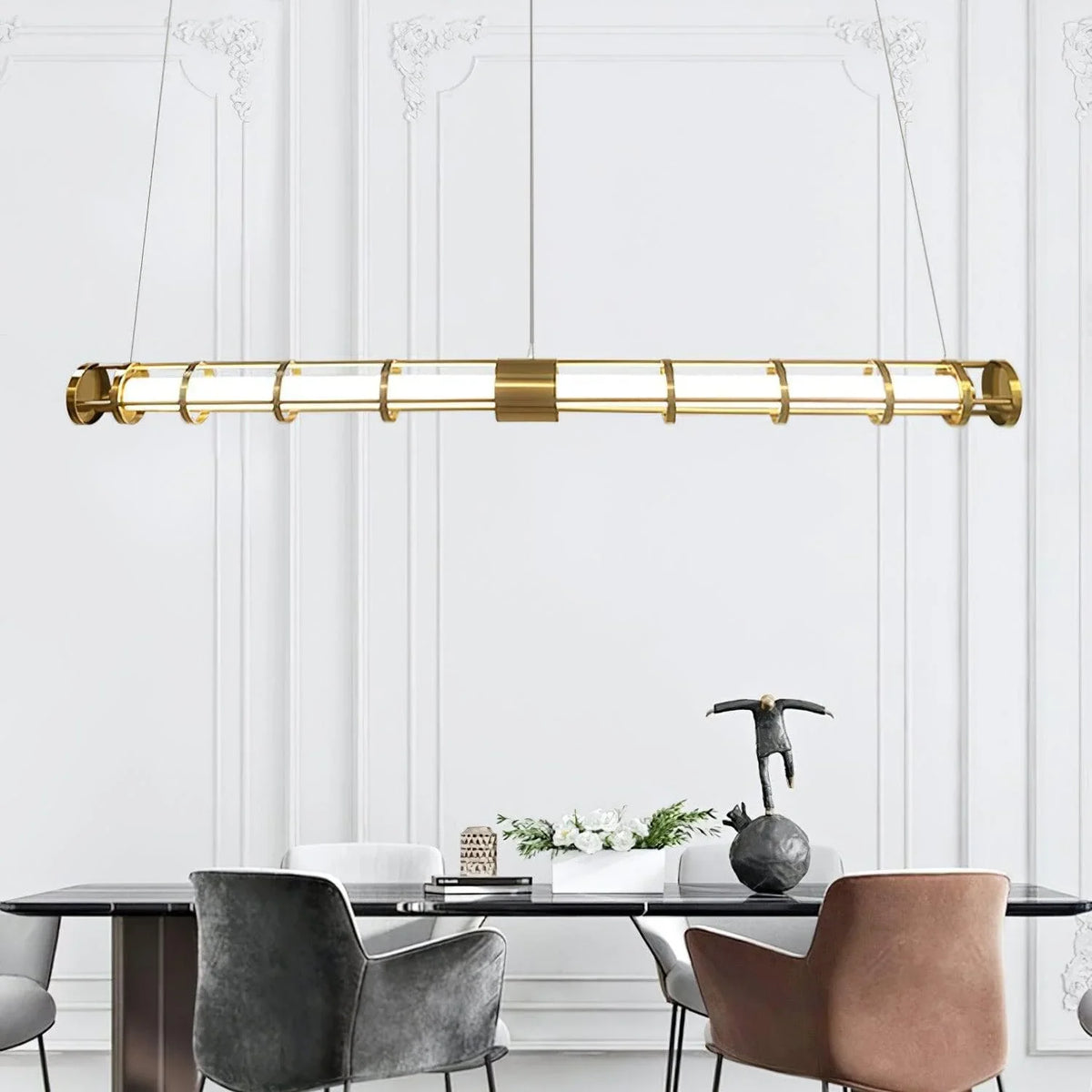 Metavaya Pendant light Round Tube Pendant Lamp Round Tube Pendant Lamp- Buy online