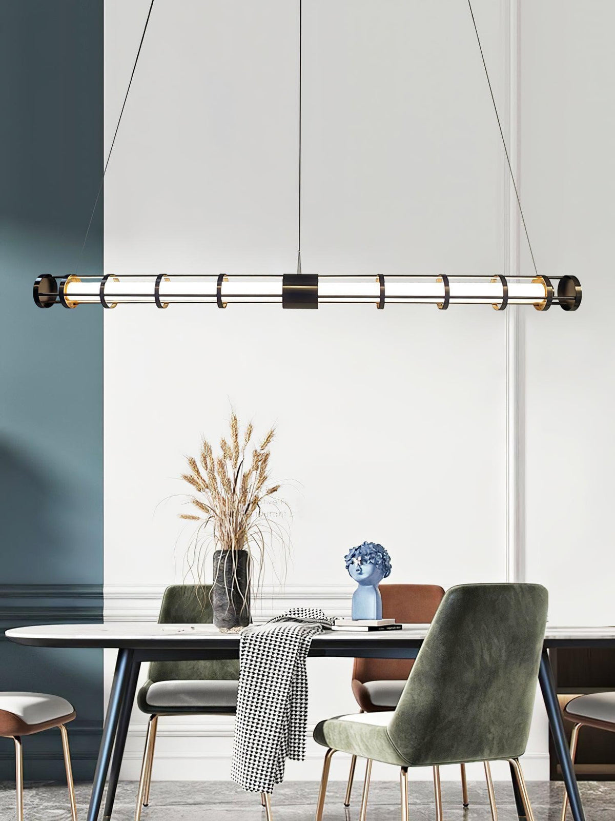 Metavaya Pendant light Round Tube Pendant Lamp Round Tube Pendant Lamp- Buy online
