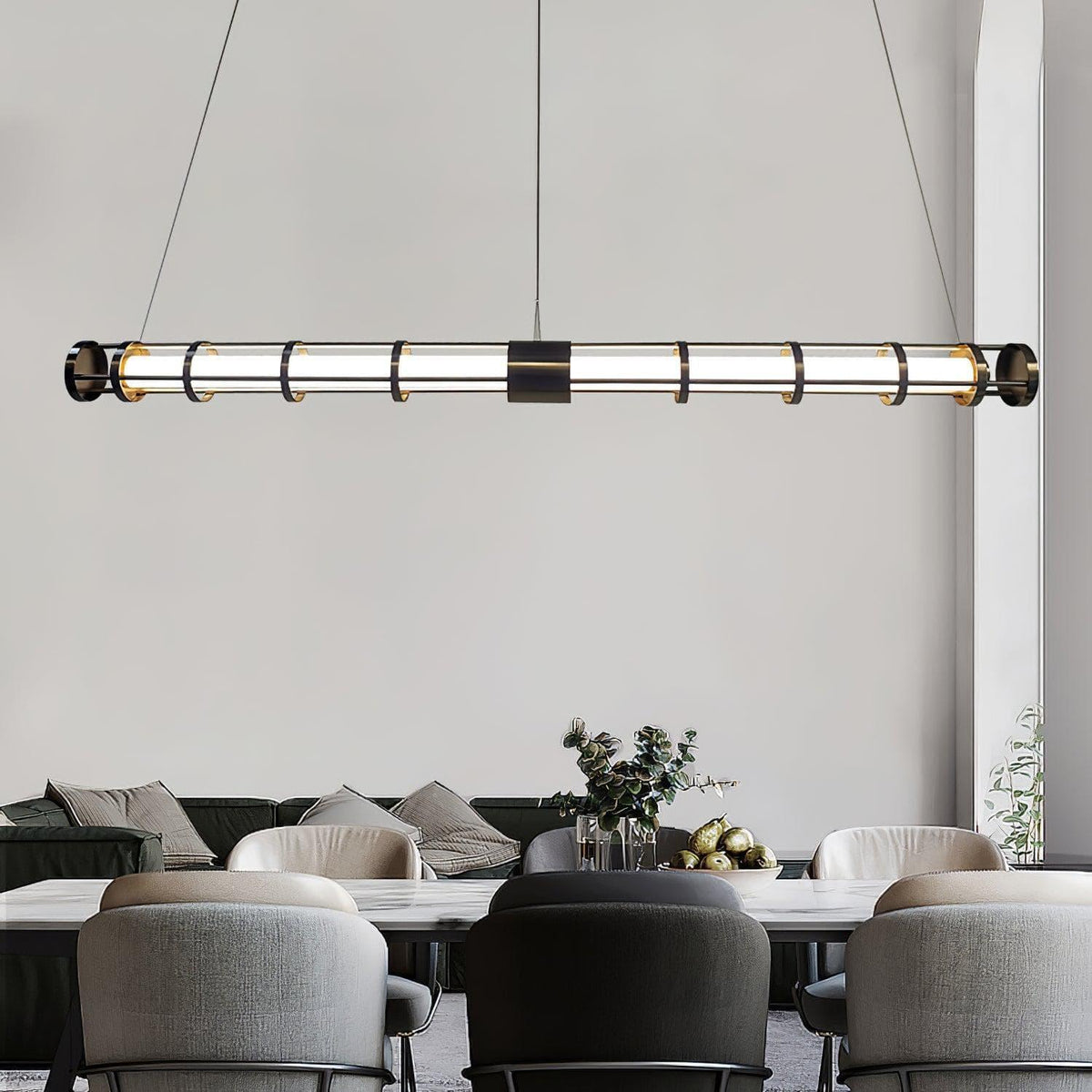 Metavaya Pendant light Round Tube Pendant Lamp Round Tube Pendant Lamp- Buy online