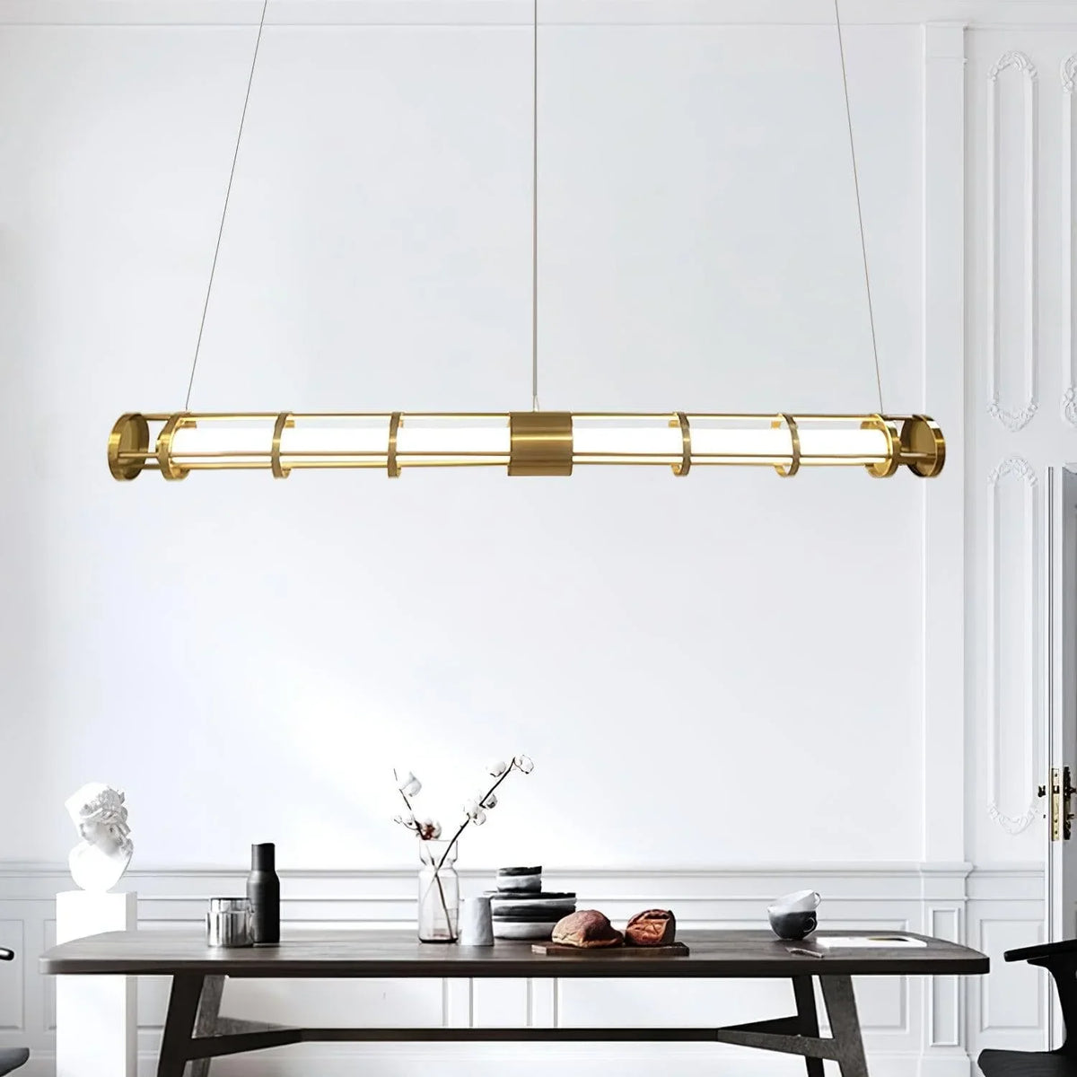 Metavaya Pendant light Round Tube Pendant Lamp Round Tube Pendant Lamp- Buy online