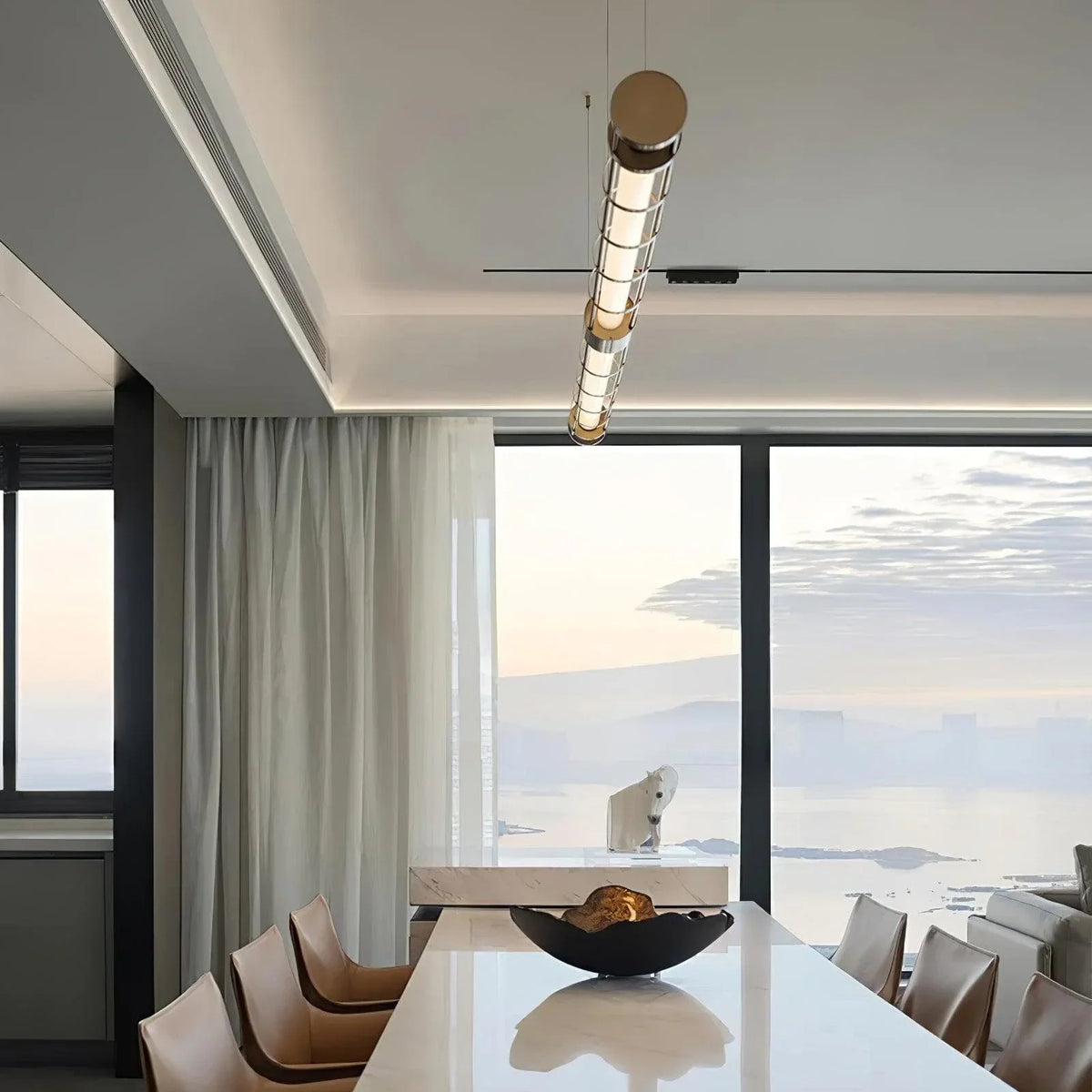 Metavaya Pendant light Round Tube Pendant Lamp Round Tube Pendant Lamp- Buy online