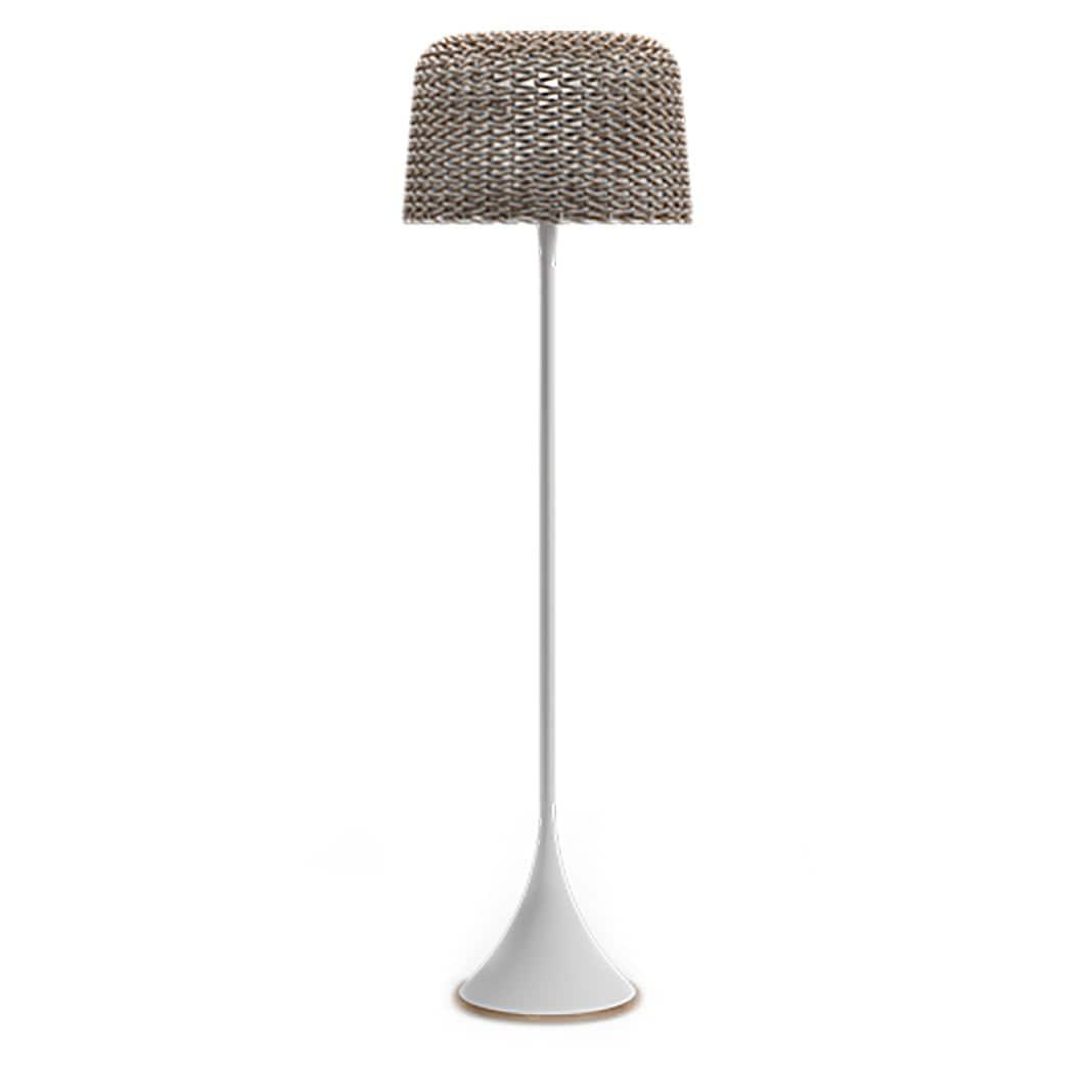 Metavaya Floor lamp Dia 51cm x H 176cm / ∅ 20.1″ x H 69.1″ / White / US plug Ambient Mesh Floor Lamp 6938617786014 M2023091904-5