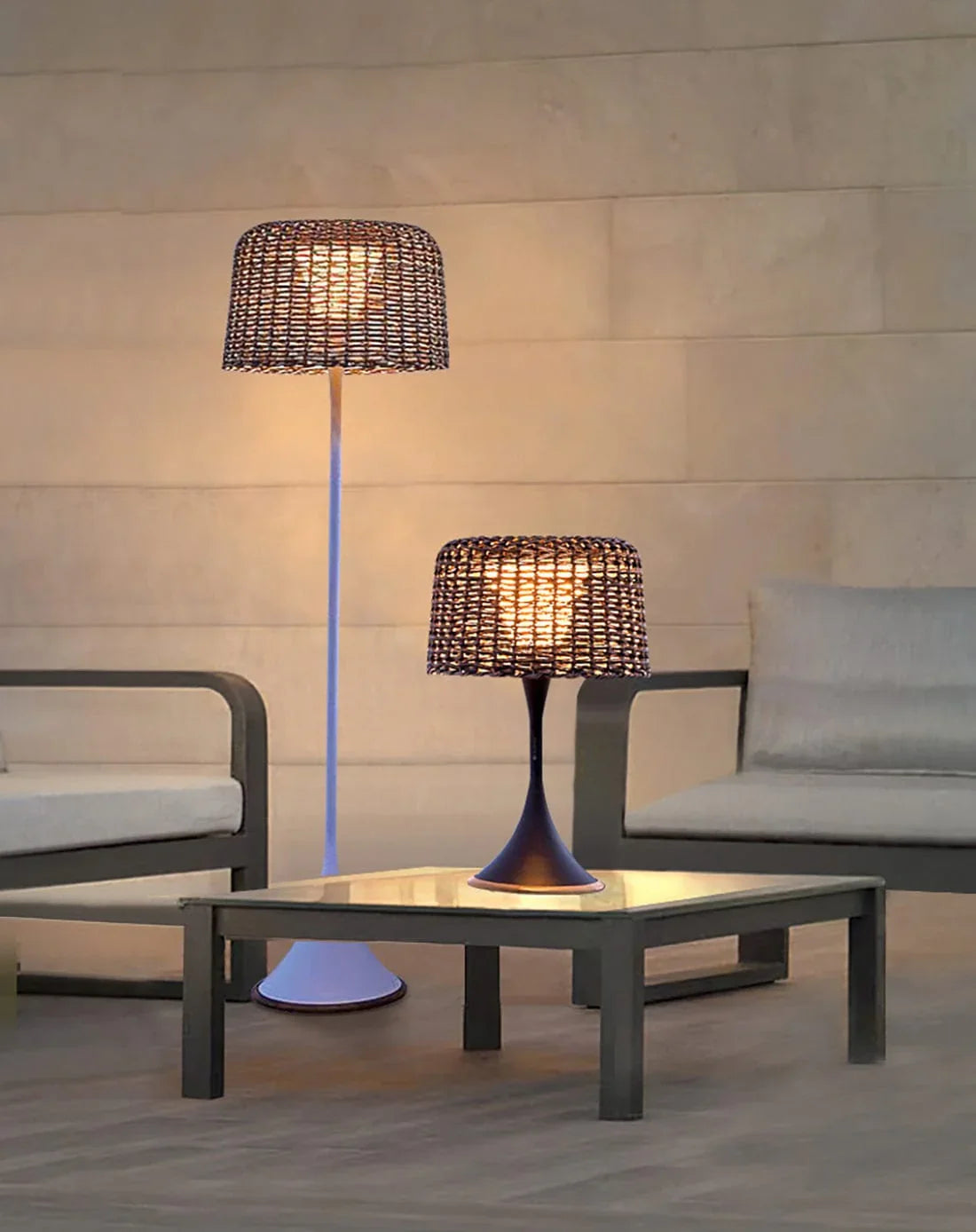 Metavaya Floor lamp Ambient Mesh Floor Lamp