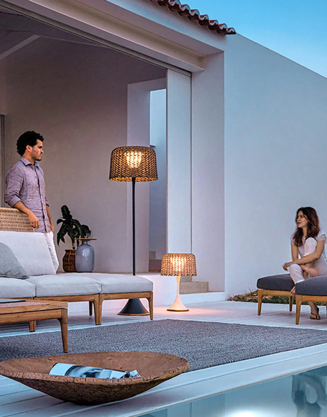 Metavaya Floor lamp Ambient Mesh Floor Lamp
