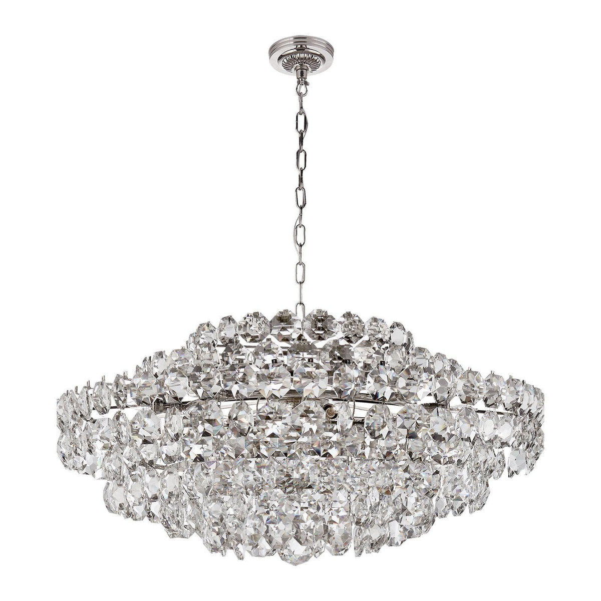 Metavaya Chandelier Dia 85cm x H 51cm / ∅ 33.5″ x H 20.1″ / Chrome Sanger small chandelier 6938617787943 M2023092803-3