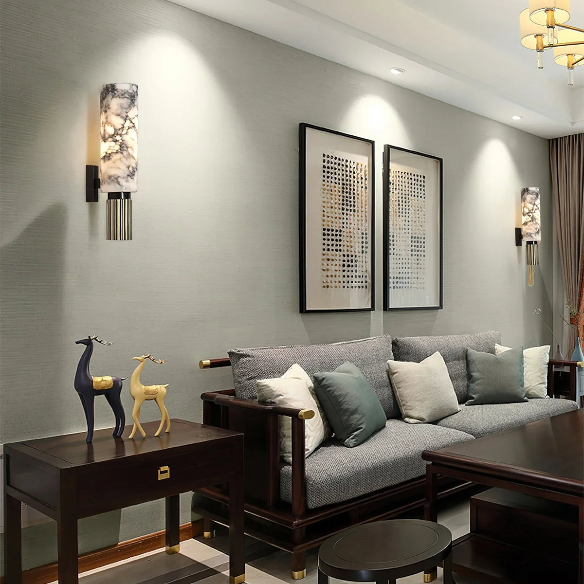 Santorini Alabaster Wall Lamp - view 6 | Metavaya
