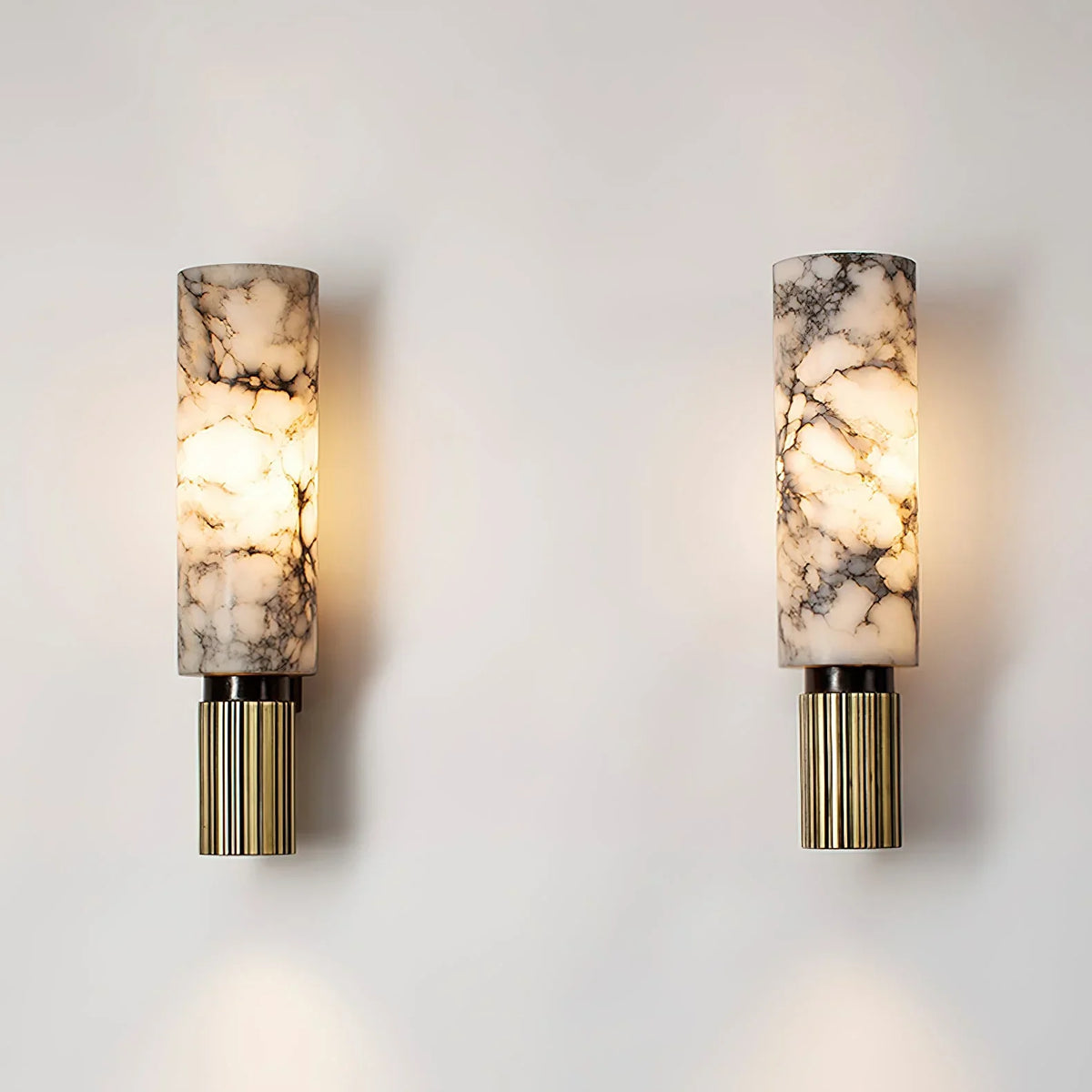 Santorini Alabaster Wall Lamp - view 8 | Metavaya