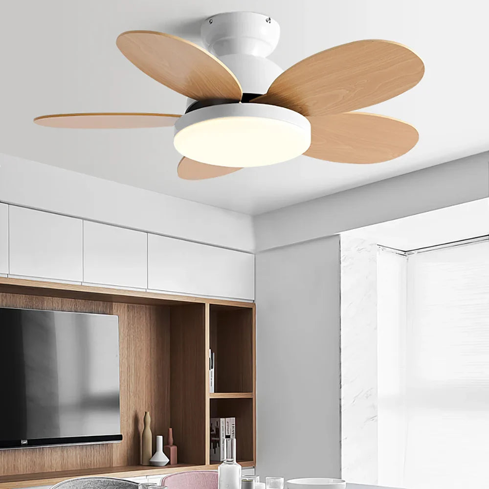 Scandi Ceiling Fan Lamp - view 2 | Metavaya