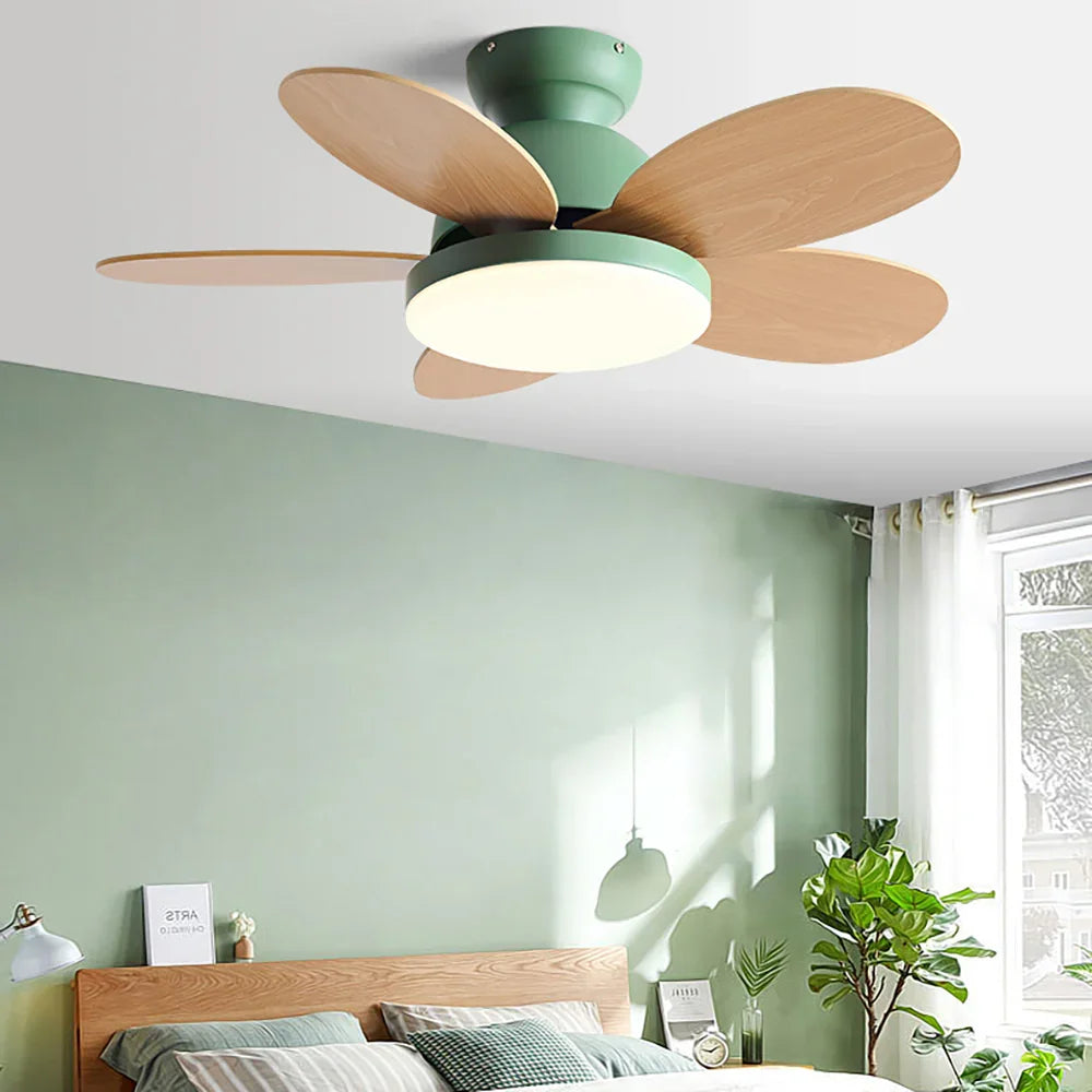 Scandi Ceiling Fan Lamp - view 4 | Metavaya
