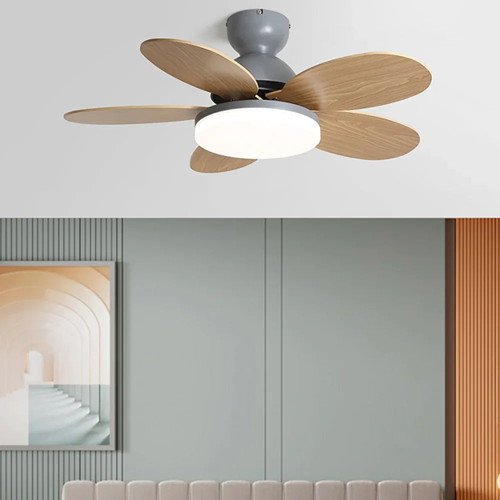 Scandi Ceiling Fan Lamp - view 3 | Metavaya