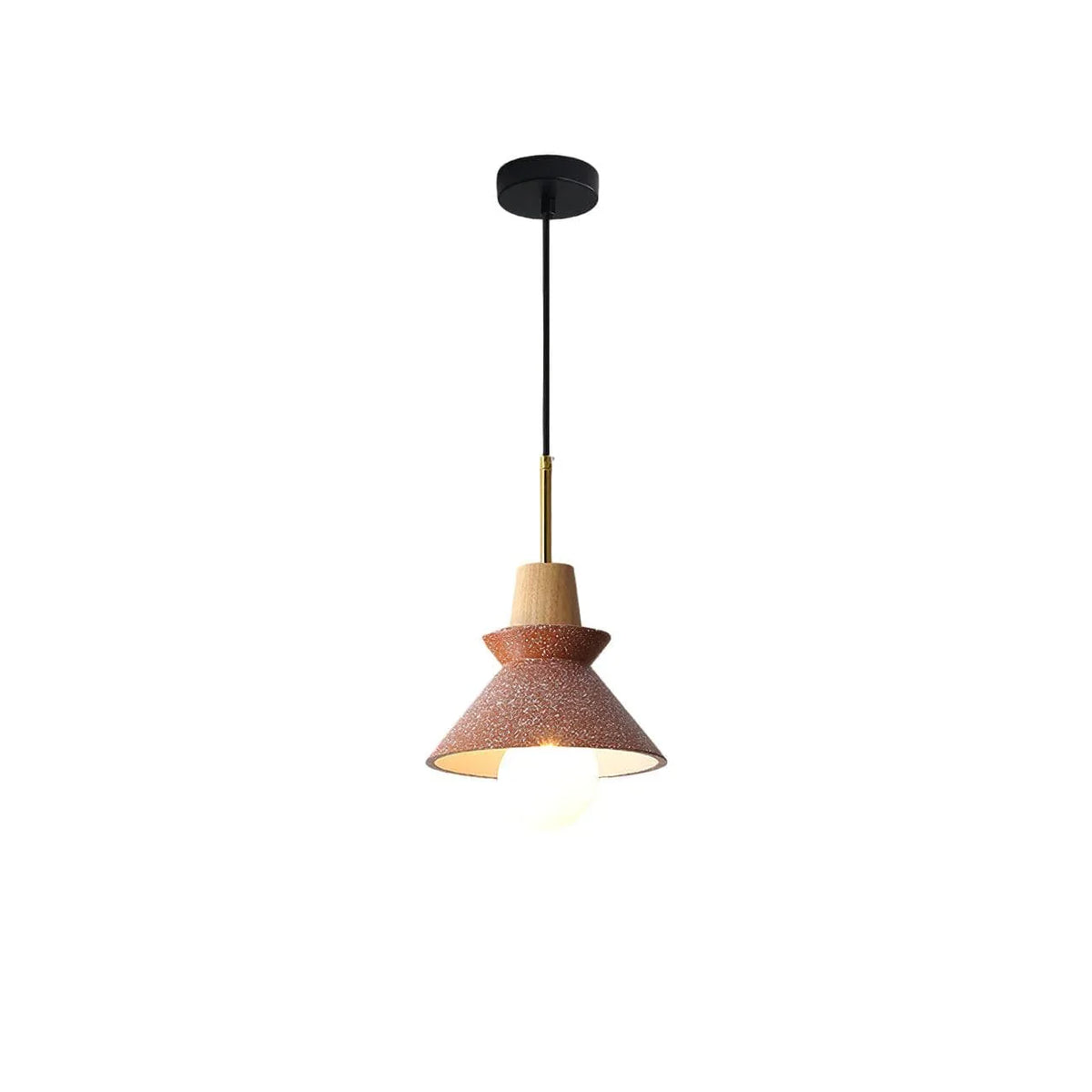 Metavaya Pendant lamp Dia 22 cm x H 33 cm / ∅ 8.7″ x H 13″ / Space Stone Orange Scandinavian Pendant Lamp 6938617816209 M2023112303-6
